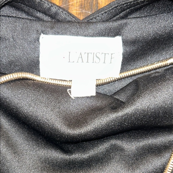 Chic Black Backless Dress - Picture 4 of 4